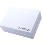 A sleek, closed white square rigid box designed for extra durability, crafted to meet custom packaging needs.