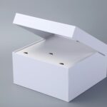 Flip-lid box with inserts