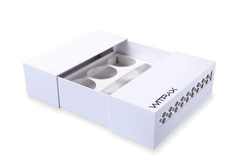 Double-sided sliding rigid boxes