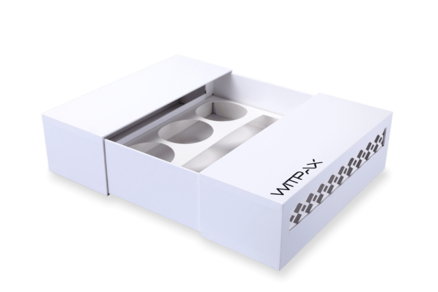 Double-sided sliding rigid boxes