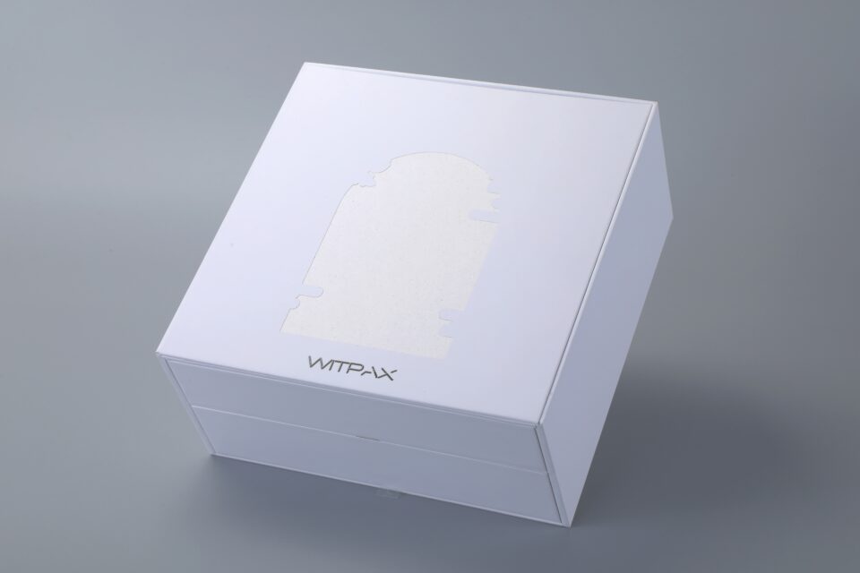 Double-drawer rigid boxes