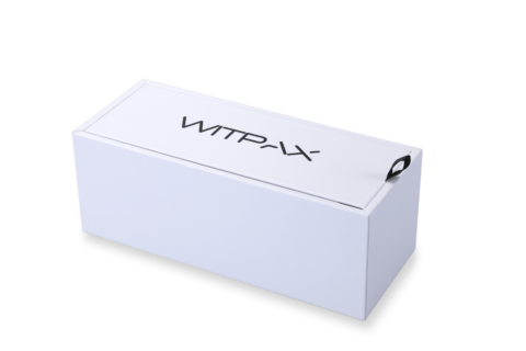 Hinged-lid drawer box