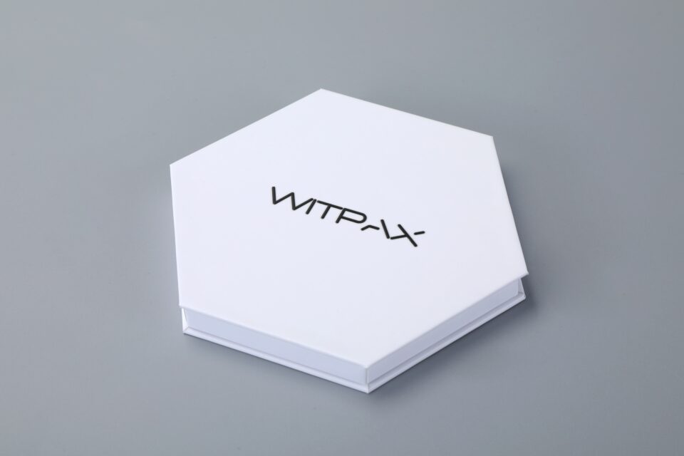 Hexagon book style rigid boxes