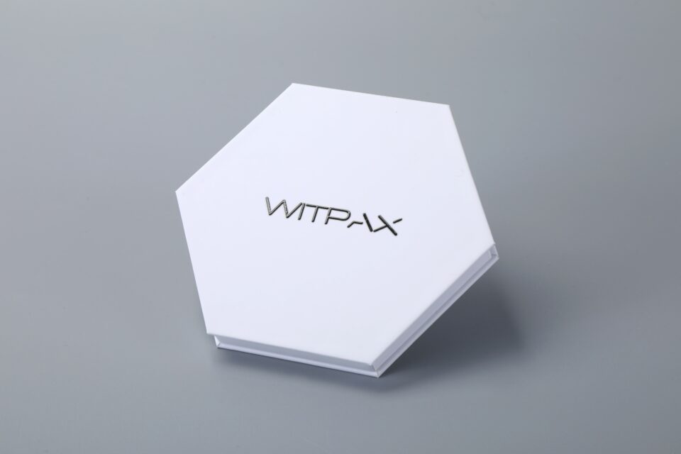 Hexagon book style rigid boxes