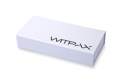 Flip-top box with inserts