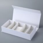 Flip-top box with inserts