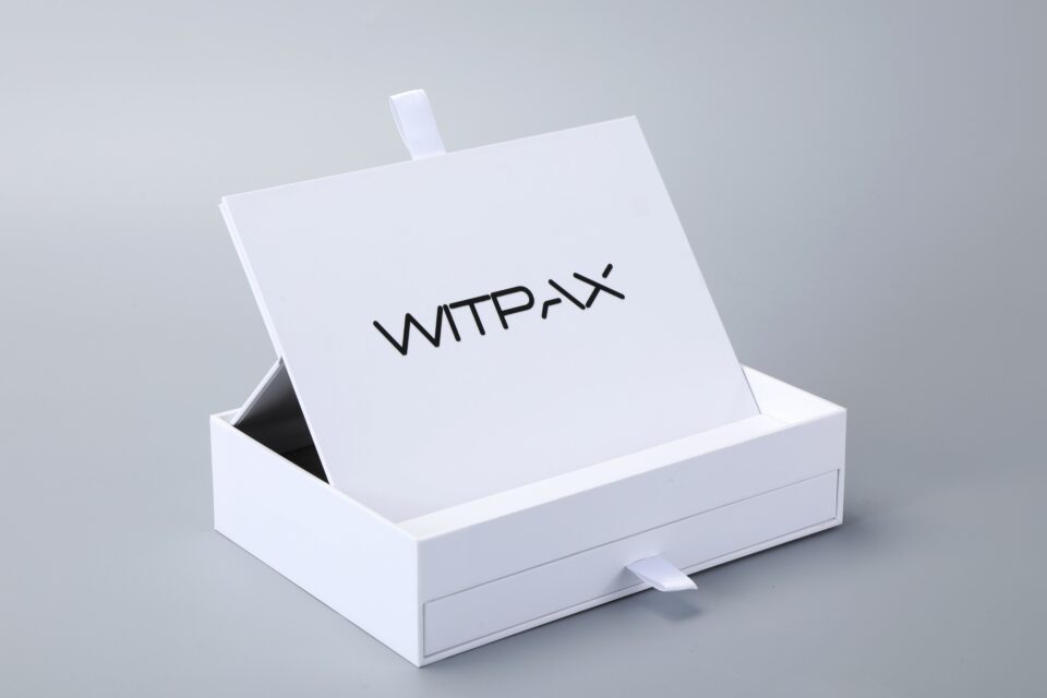 Flip-top box with drawer