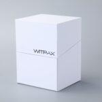 Hinged-lid die cut box with insert