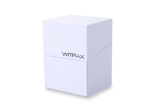 Hinged-lid die cut box with insert