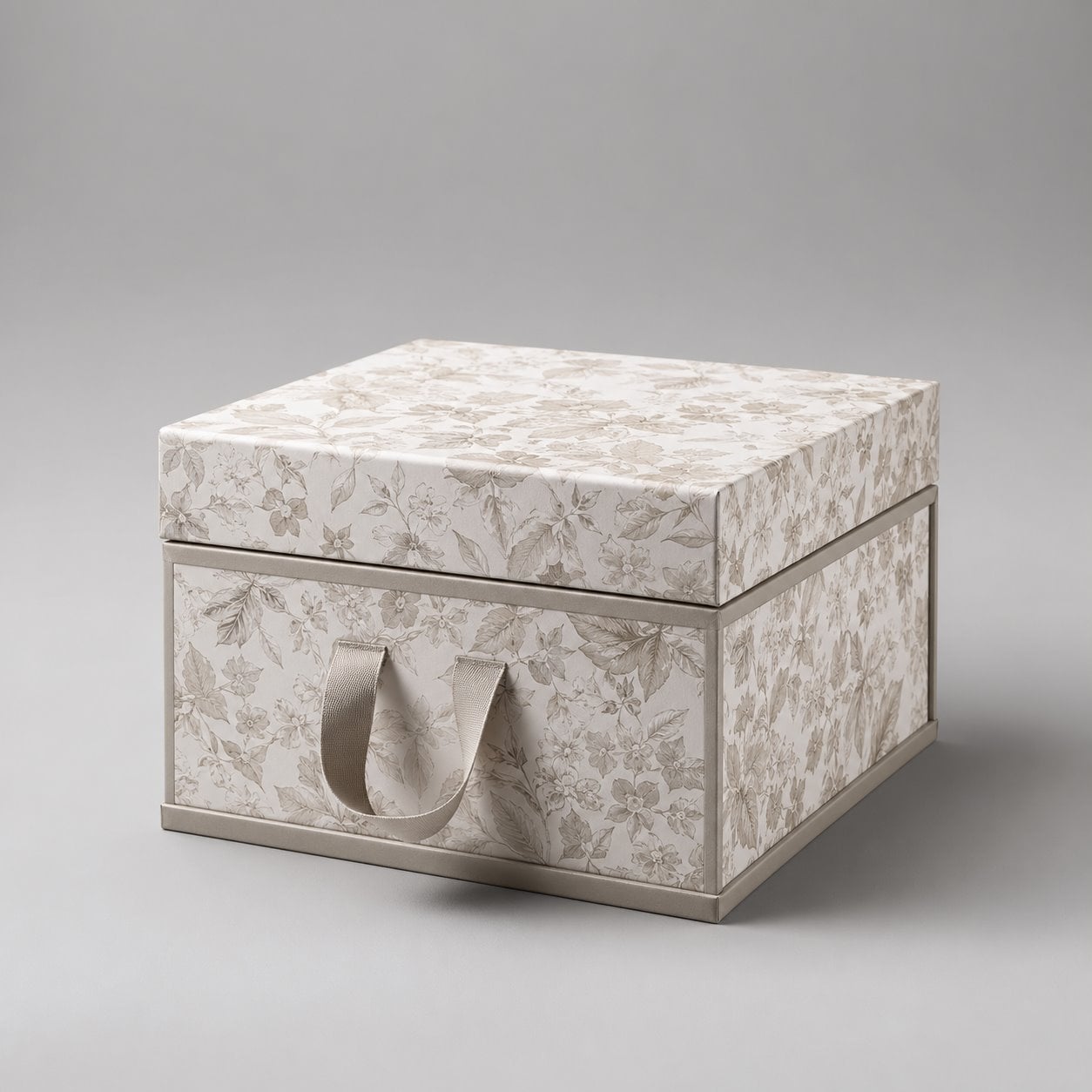 Custom pattern portable lift-off lid gift box packaging feature image showing Boutique Quality: Custom-Tailored Detail