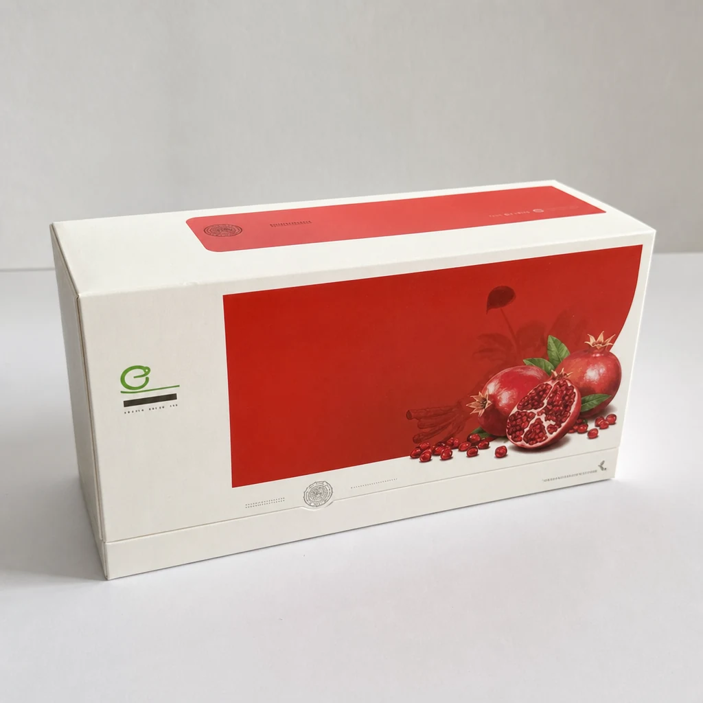 Custom lift-off lid fruit box packaging box top angle