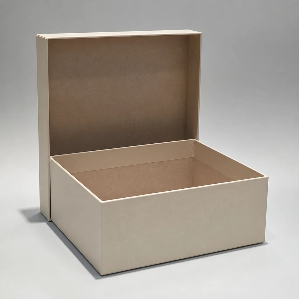 Custom lift-off lid gift box packaging box front angle