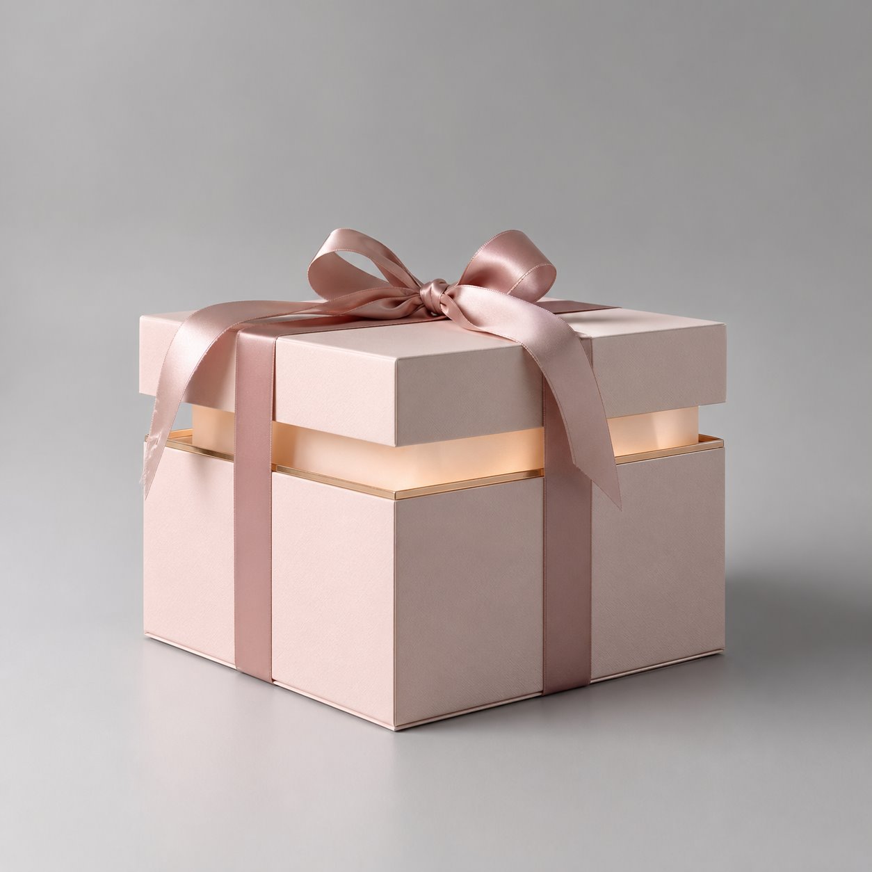 Custom lift-off lid box with ribbon packaging feature image showing The Gift of Elegance: A Romantic Final Touch