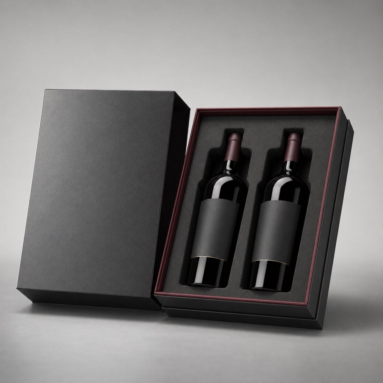 Custom lift-off lid wine box packaging feature image showing Heavy-Duty Build: Shock-Absorbent Protection