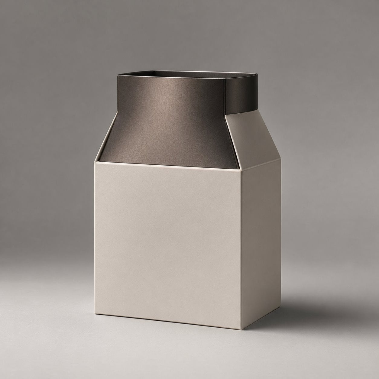 Custom skin care shoulder neck box packaging feature image showing Premium Contrast: Two-Tone Luxury Options