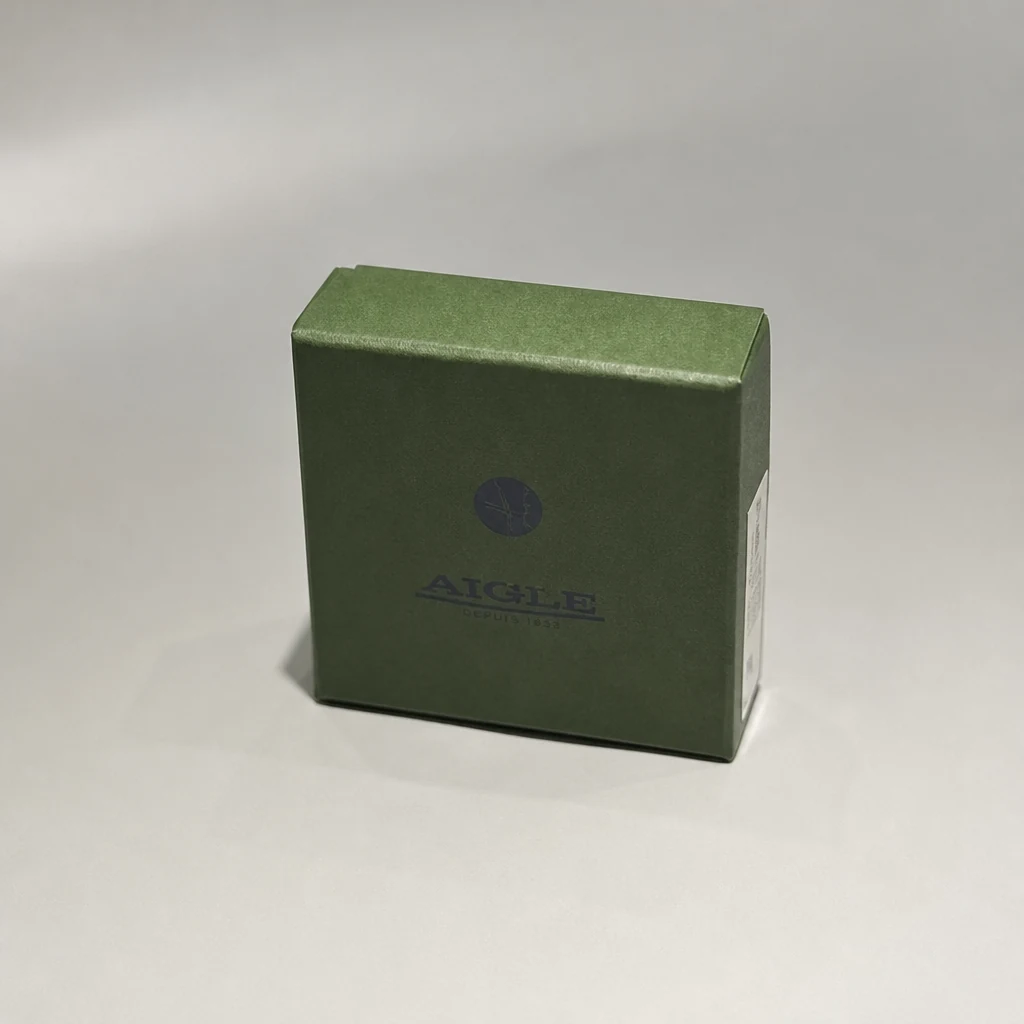 Custom lift-off lid clothing box packaging box top angle