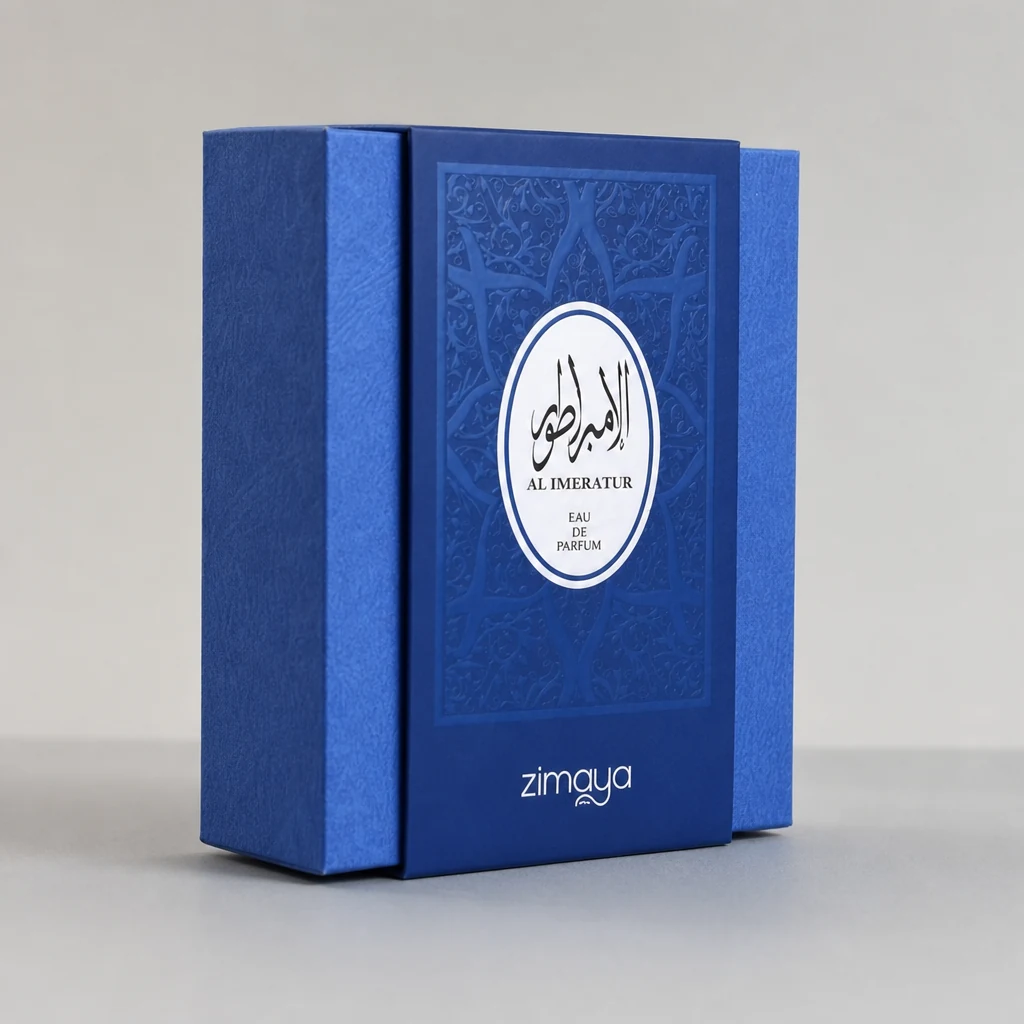 Handmade Offset printing perfume box packaging box front angle