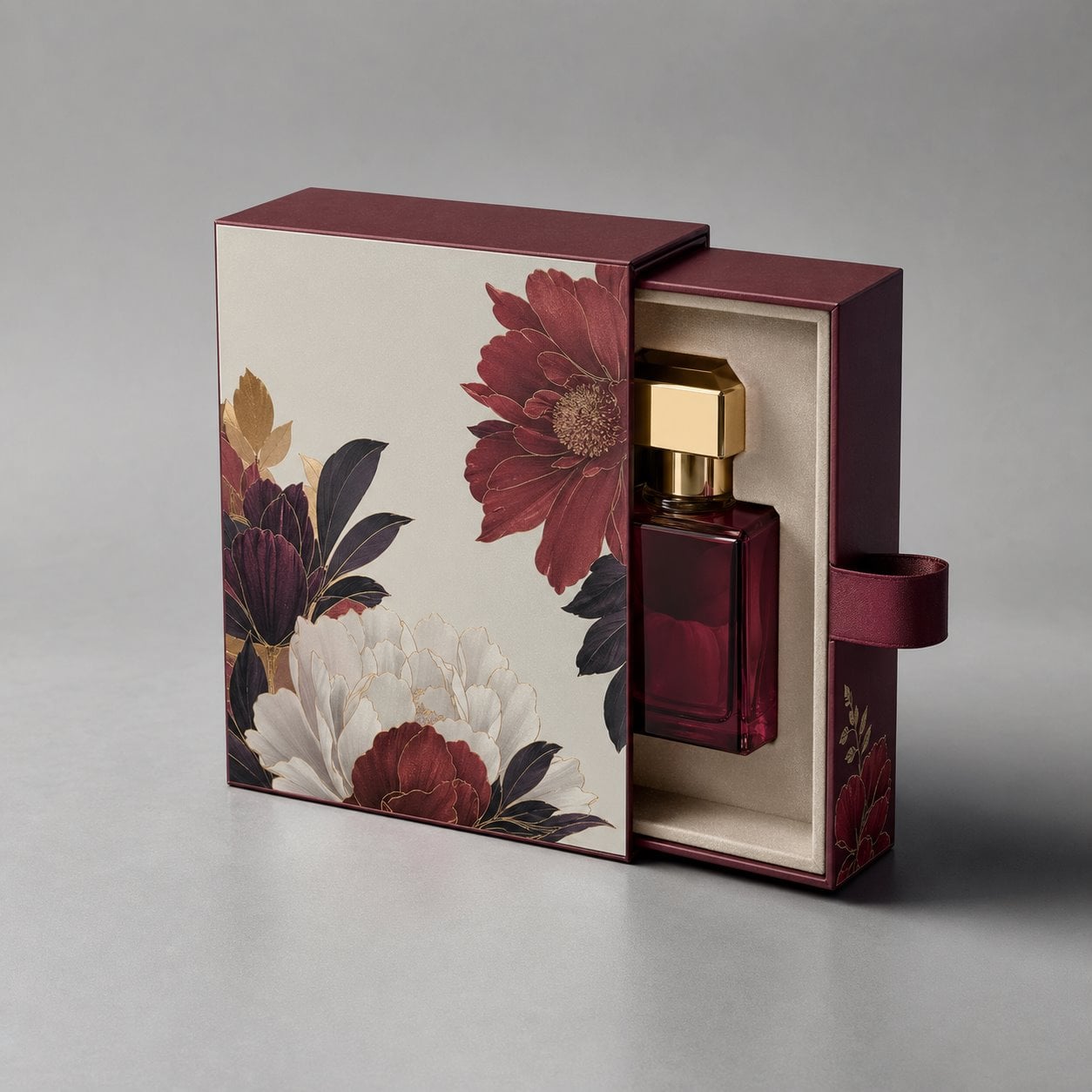 Handmade Offset printing perfume box packaging feature image showing Classic Appeal: Soft Textures, Bold Colors