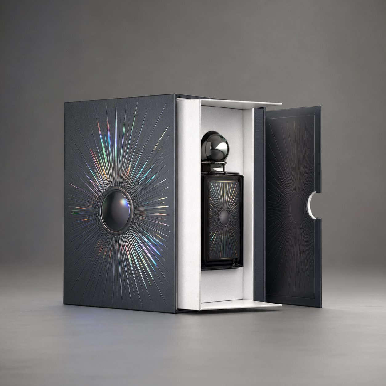 Handmade UV printing perfume box packaging feature image showing Radiant Visuals: Reflect Your Brand’s Glow