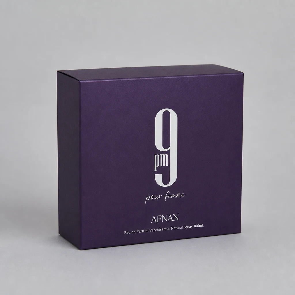 Handmade UV printing perfume box packaging box front angle