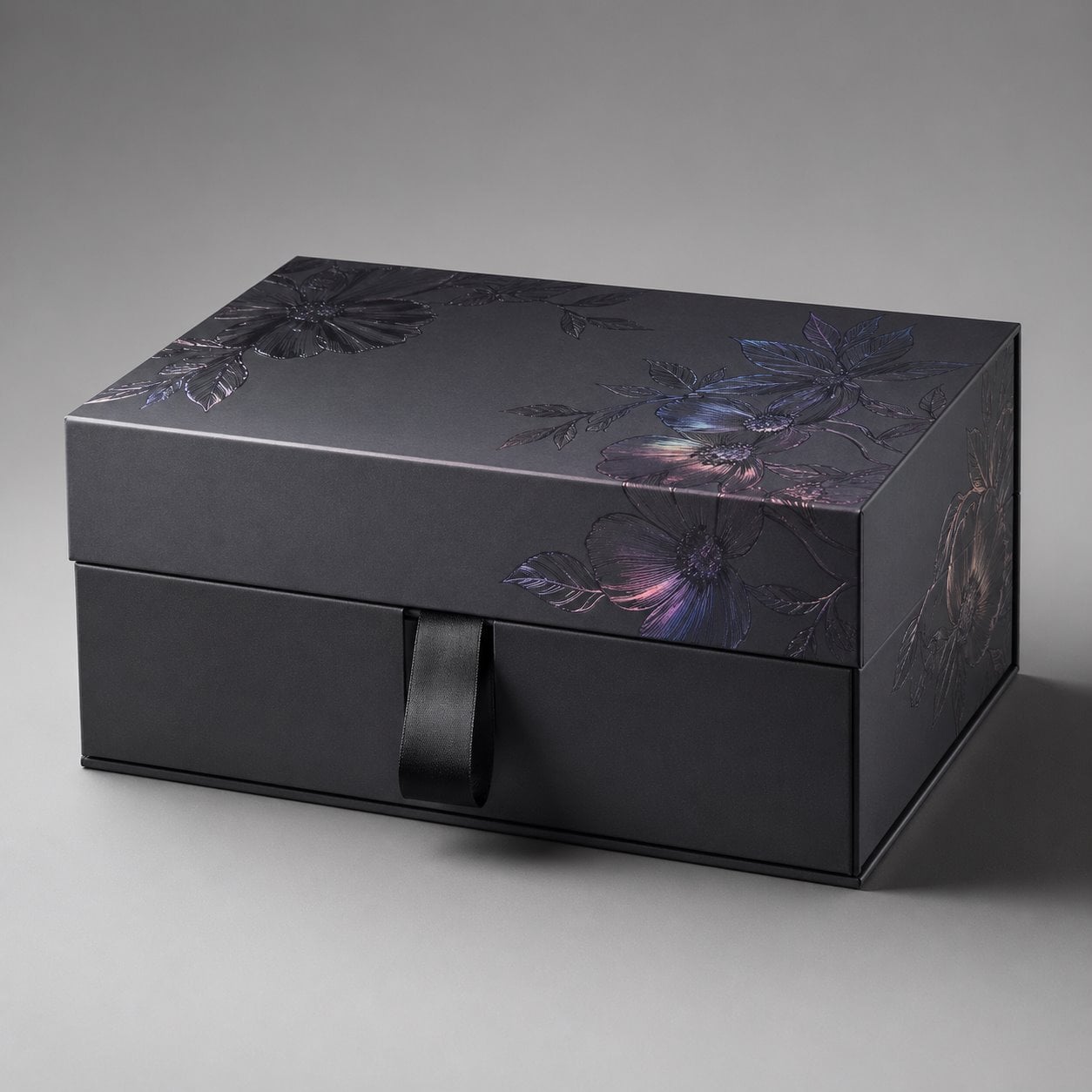 Handmade UV printing lid and base box packaging feature image showing Glowing Sophistication: Light Up Your Customer’s Day