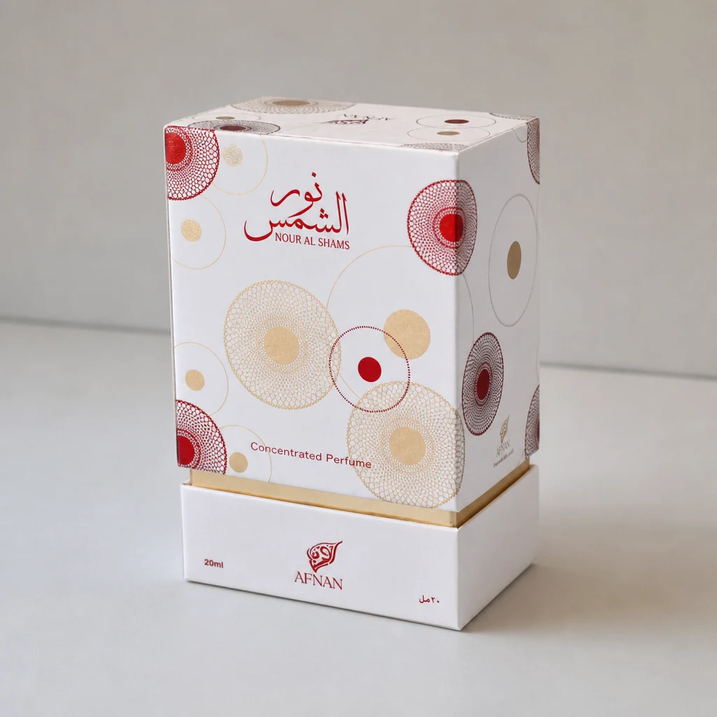 Handmade special-shaped lid and base box packaging box front angle
