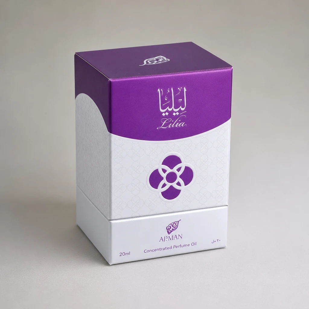 Handmade UV printing lid and base box packaging box front angle