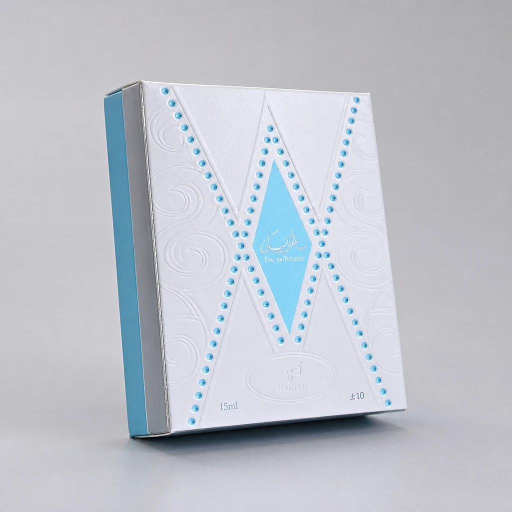 Handmade UV printing lid and base box packaging box front angle