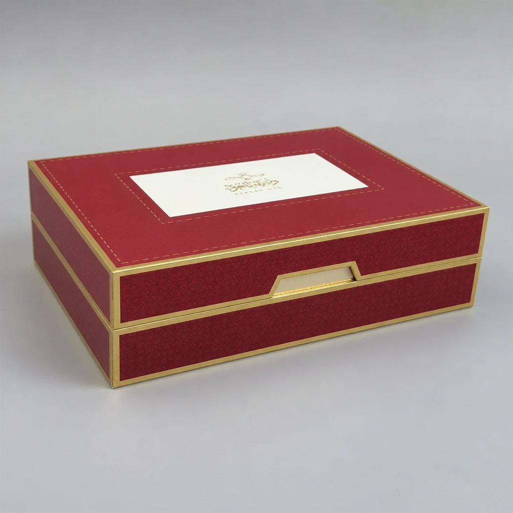 UV printing folding paper box packaging box front angle