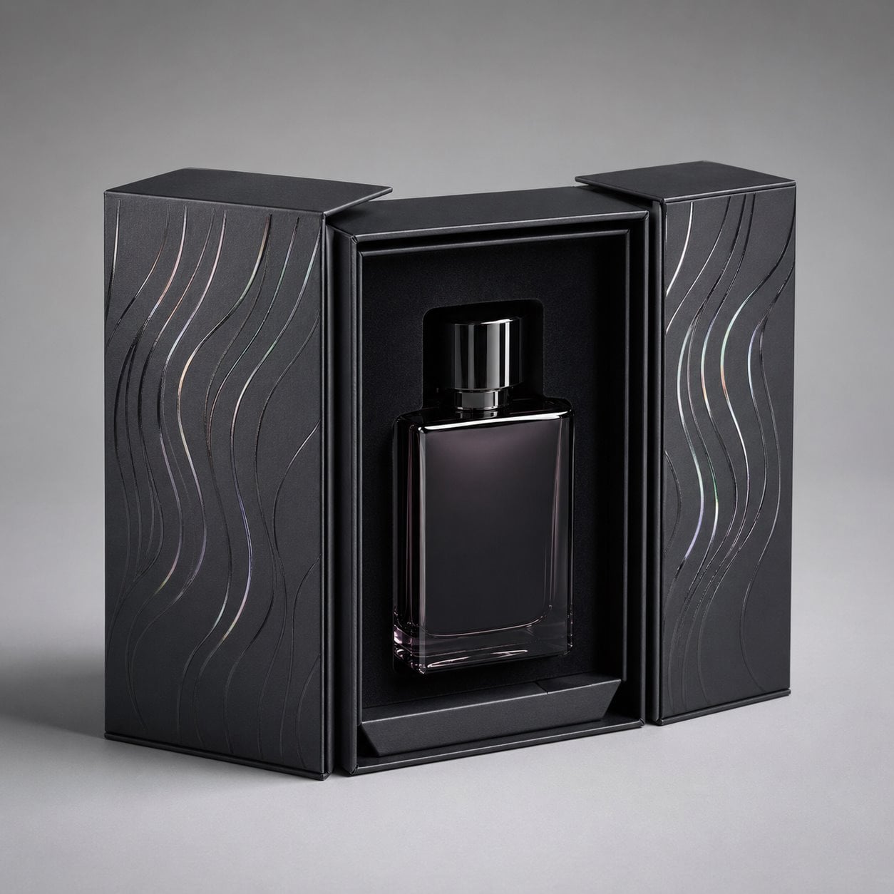 UV printing perfume box packaging feature image showing Radiant Visuals: Reflect Your Brand’s Glow