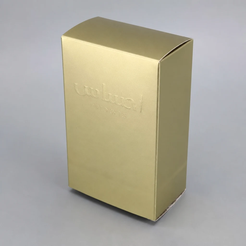 UV printing perfume box packaging box top angle