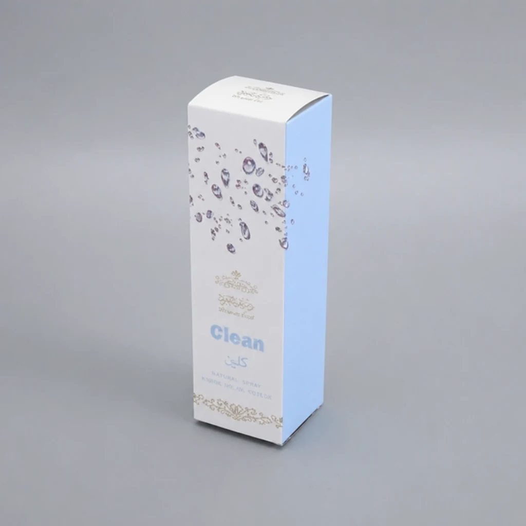 Silk screening cosmetic box packaging box top angle