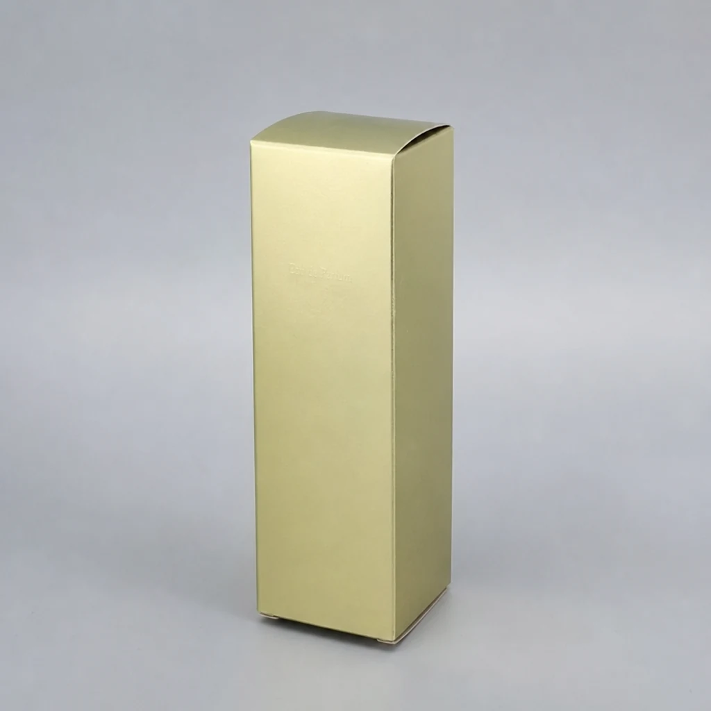 UV printing perfume box packaging box top angle