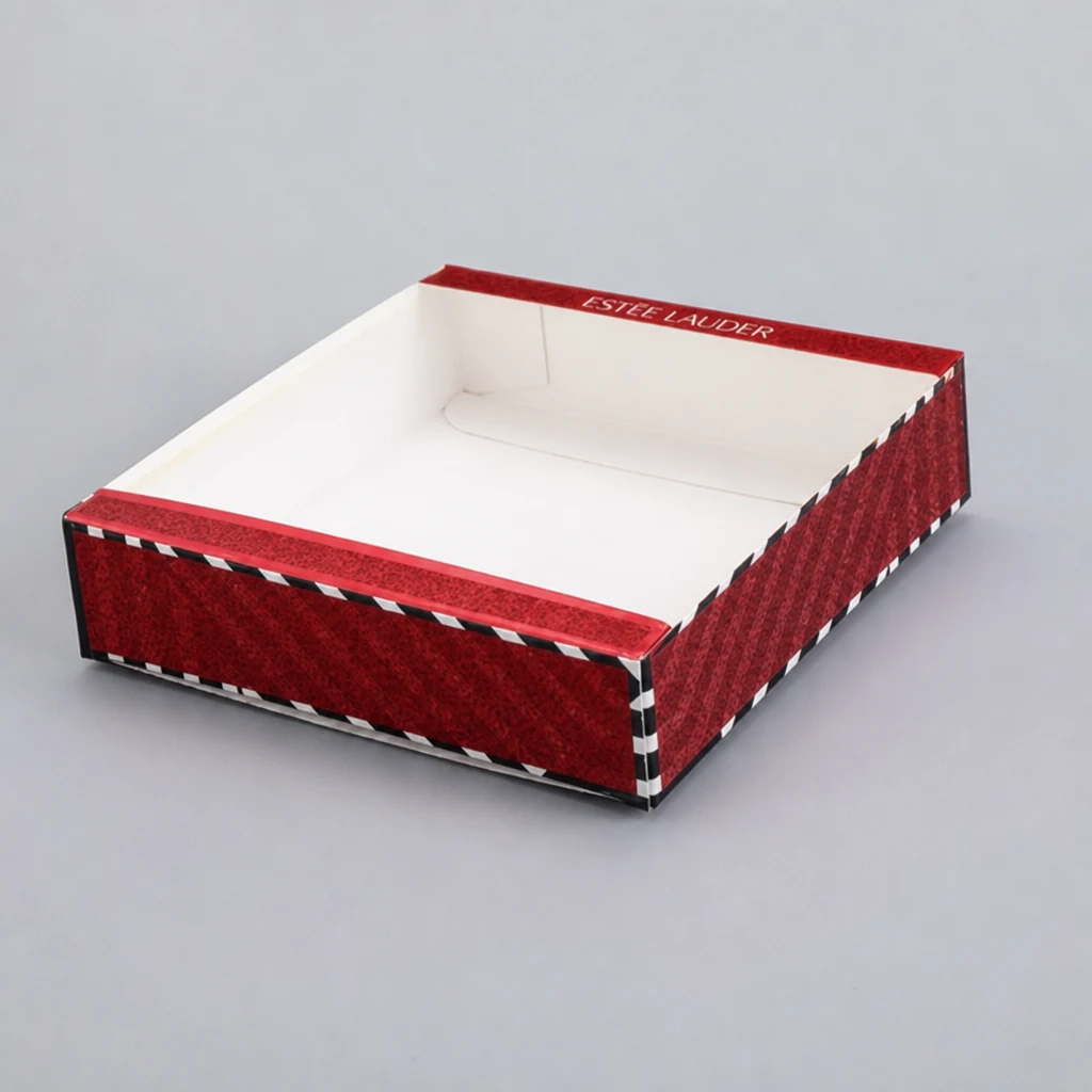 Silk screening cosmetic box packaging box front angle