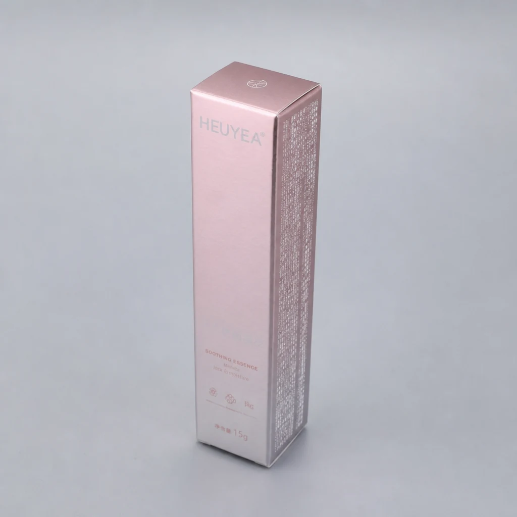 UV printing skincare box packaging box top angle