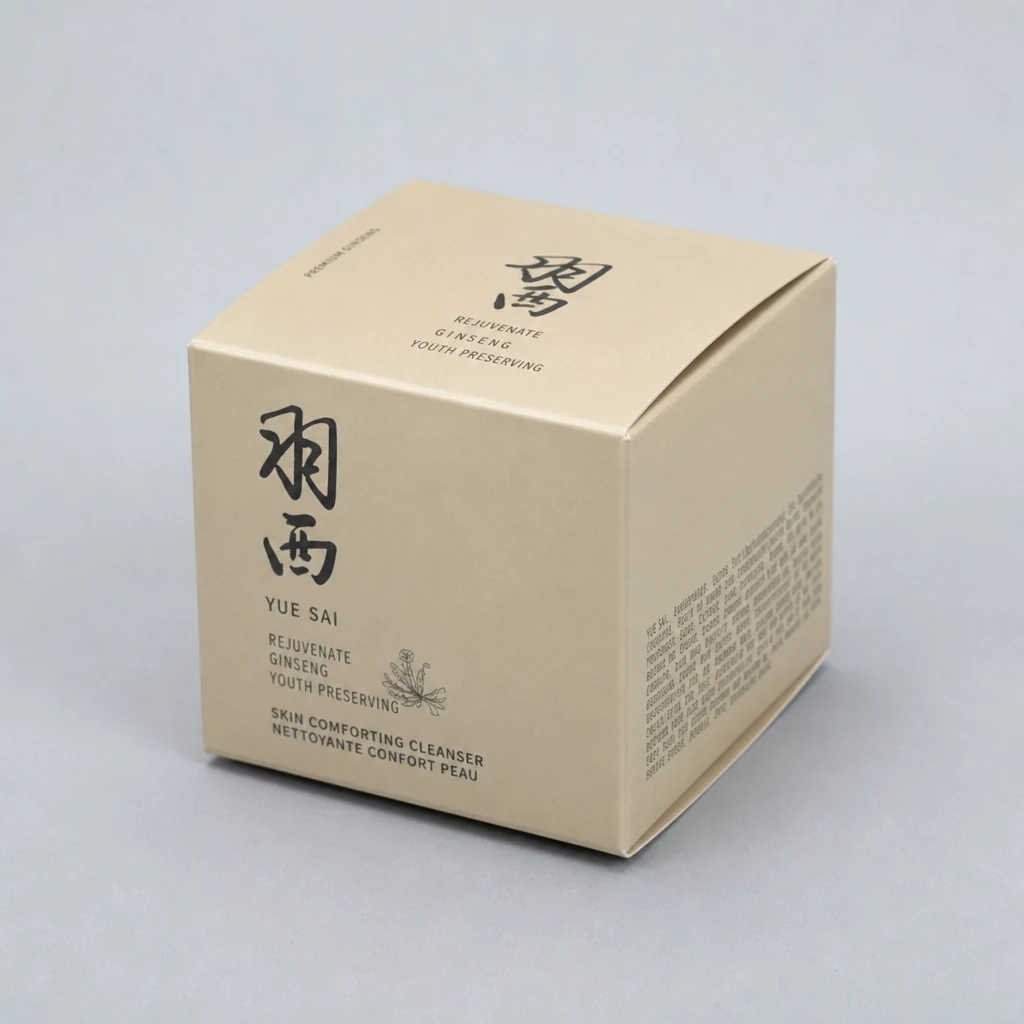 UV printing cosmetic box packaging box top angle