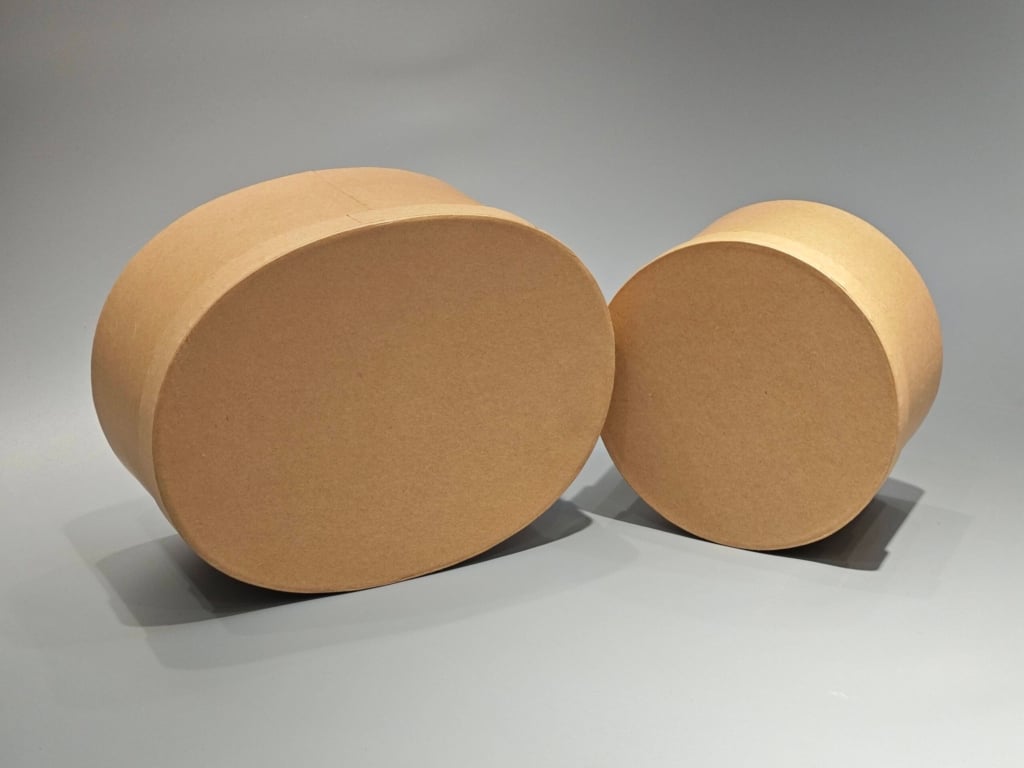 Oval lift-off lid rigid box
