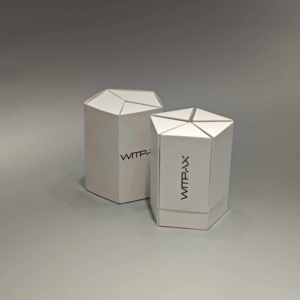 Custom petal shaped rigid boxes