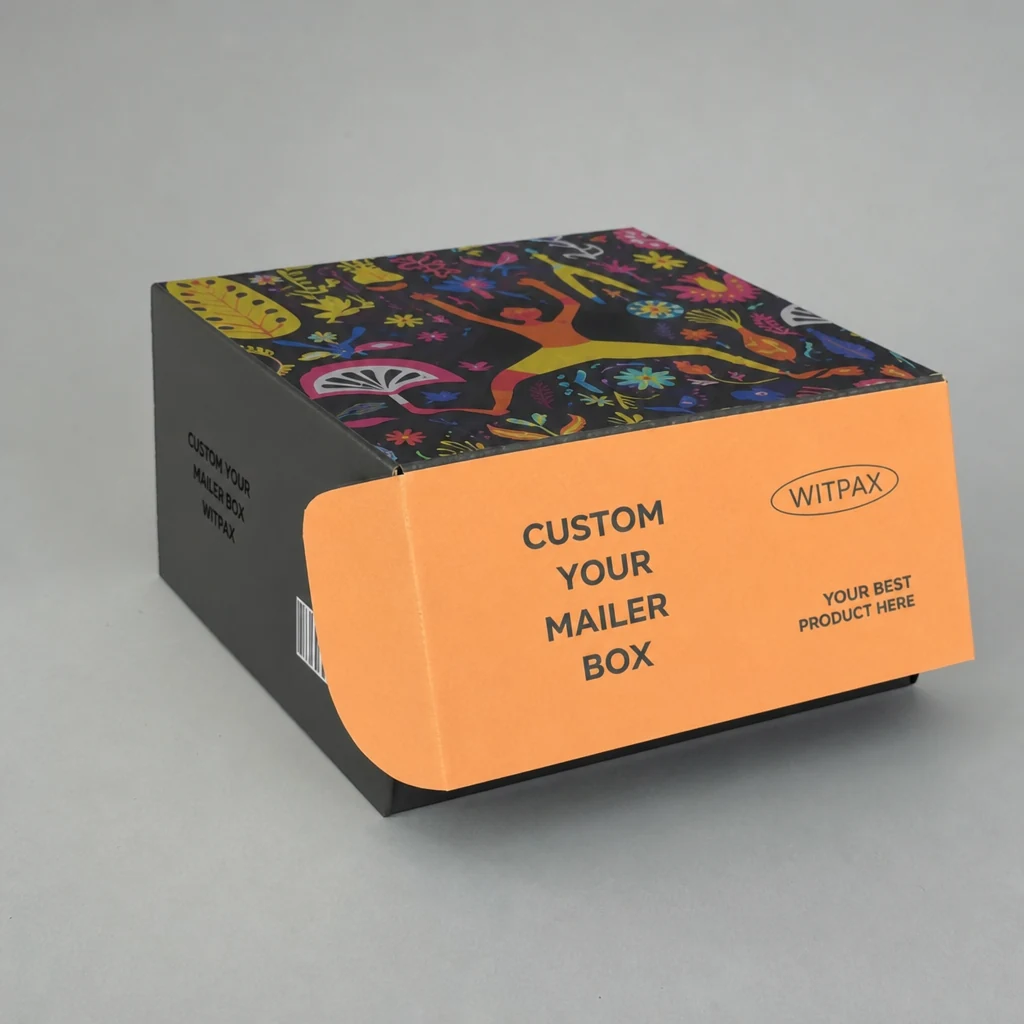 WITPAX Custom Mailer Type2 packaging box front angle