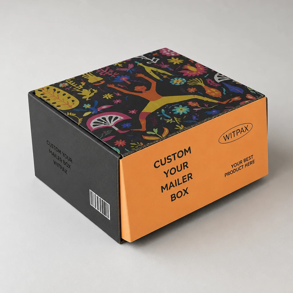 WITPAX Custom Mailer Type2 packaging box top angle