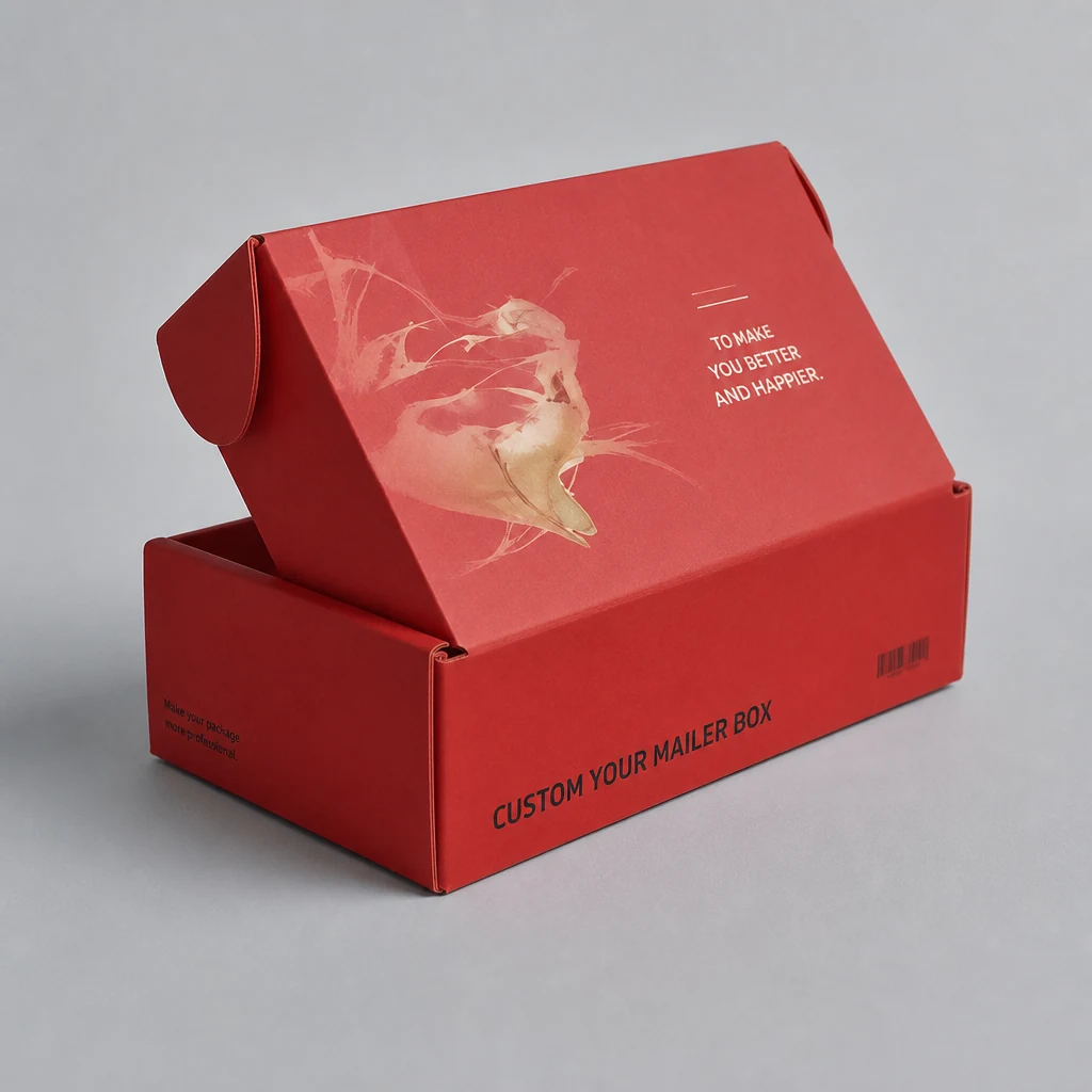 WITPAX CustomMailer packaging box front angle