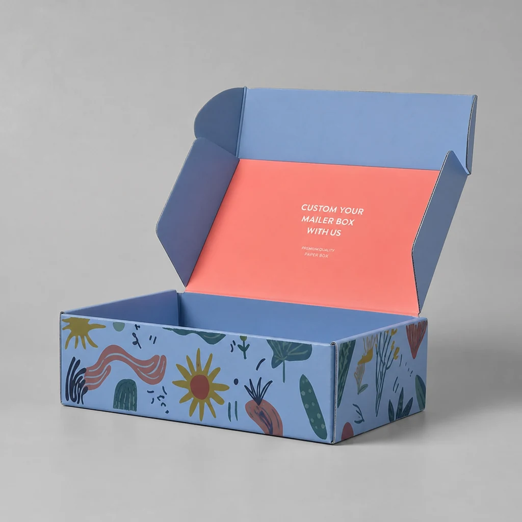 WITPAX BloomBox packaging box front angle