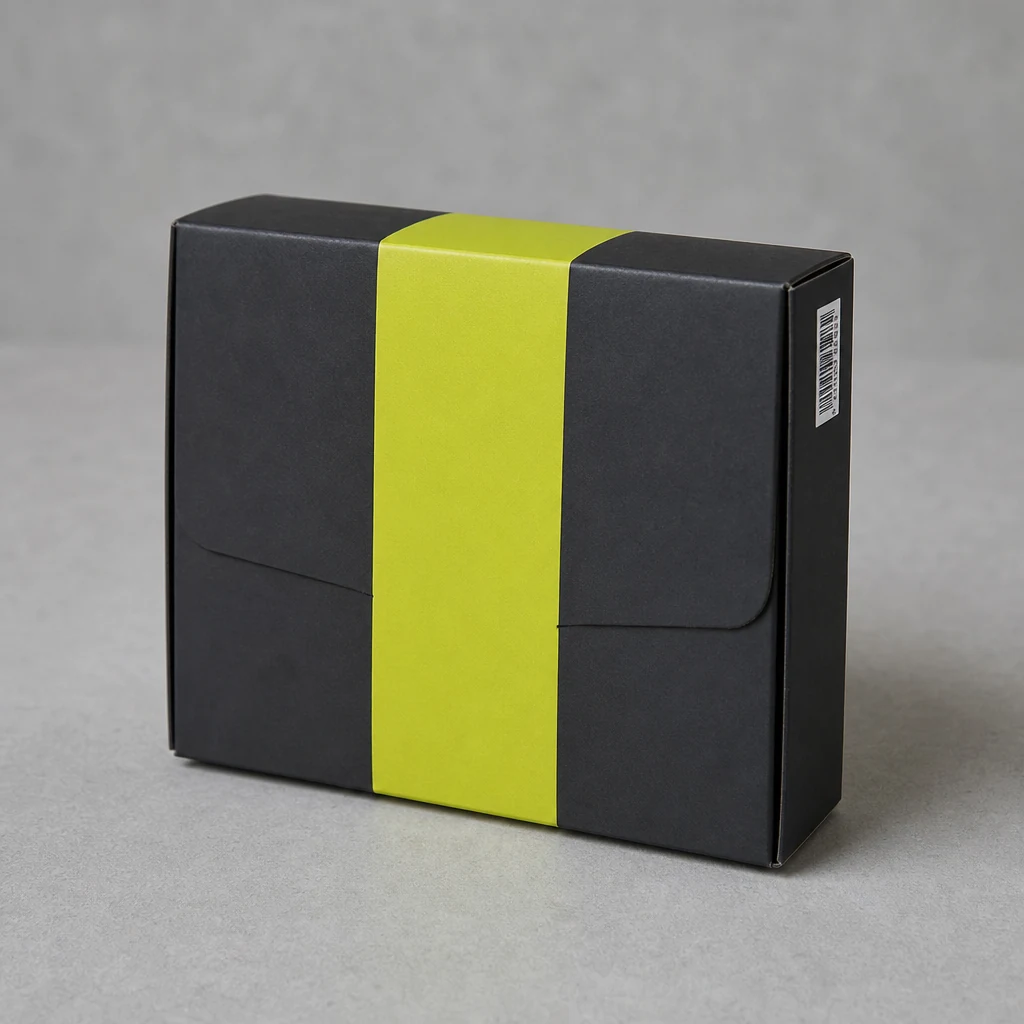 WITPAX EcoLuxe VibrantBox packaging box front angle