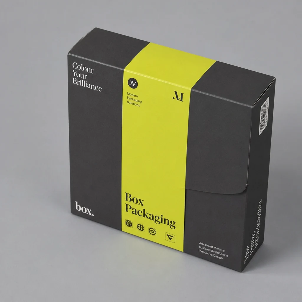 WITPAX EcoLuxe VibrantBox packaging box top angle