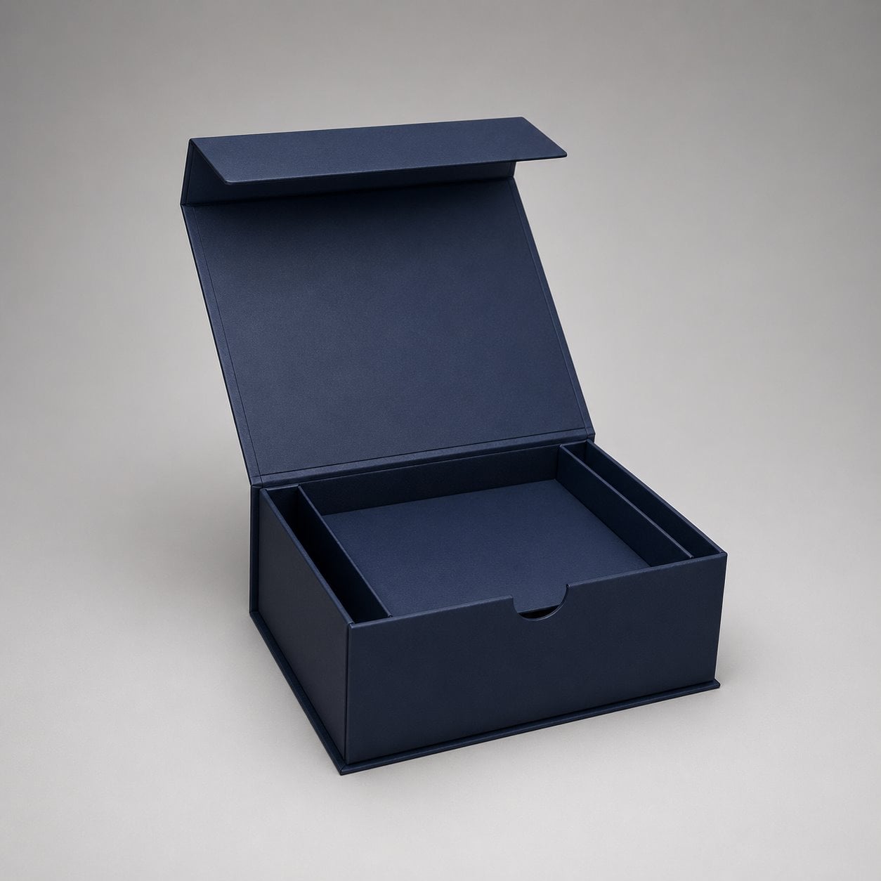 ClassicNavy Foldable Box packaging feature image showing Timeless Prestige: Deep Blue, Lasting Quality
