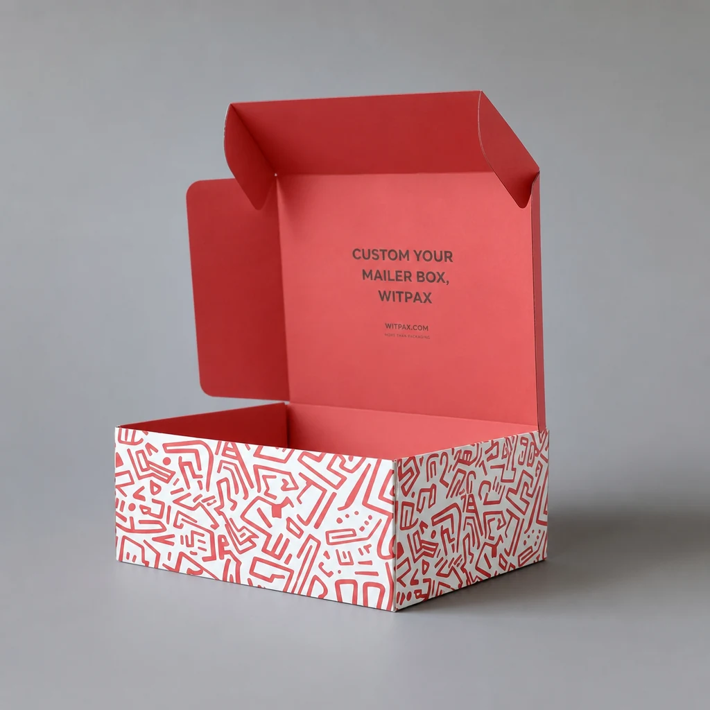 BoldPattern Mailer Box packaging box front angle