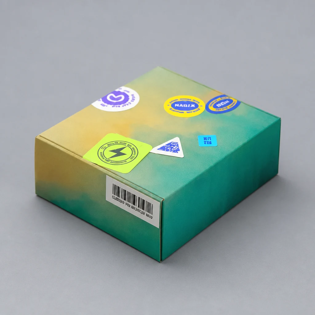 VibrantShip Mailer Box packaging box front angle