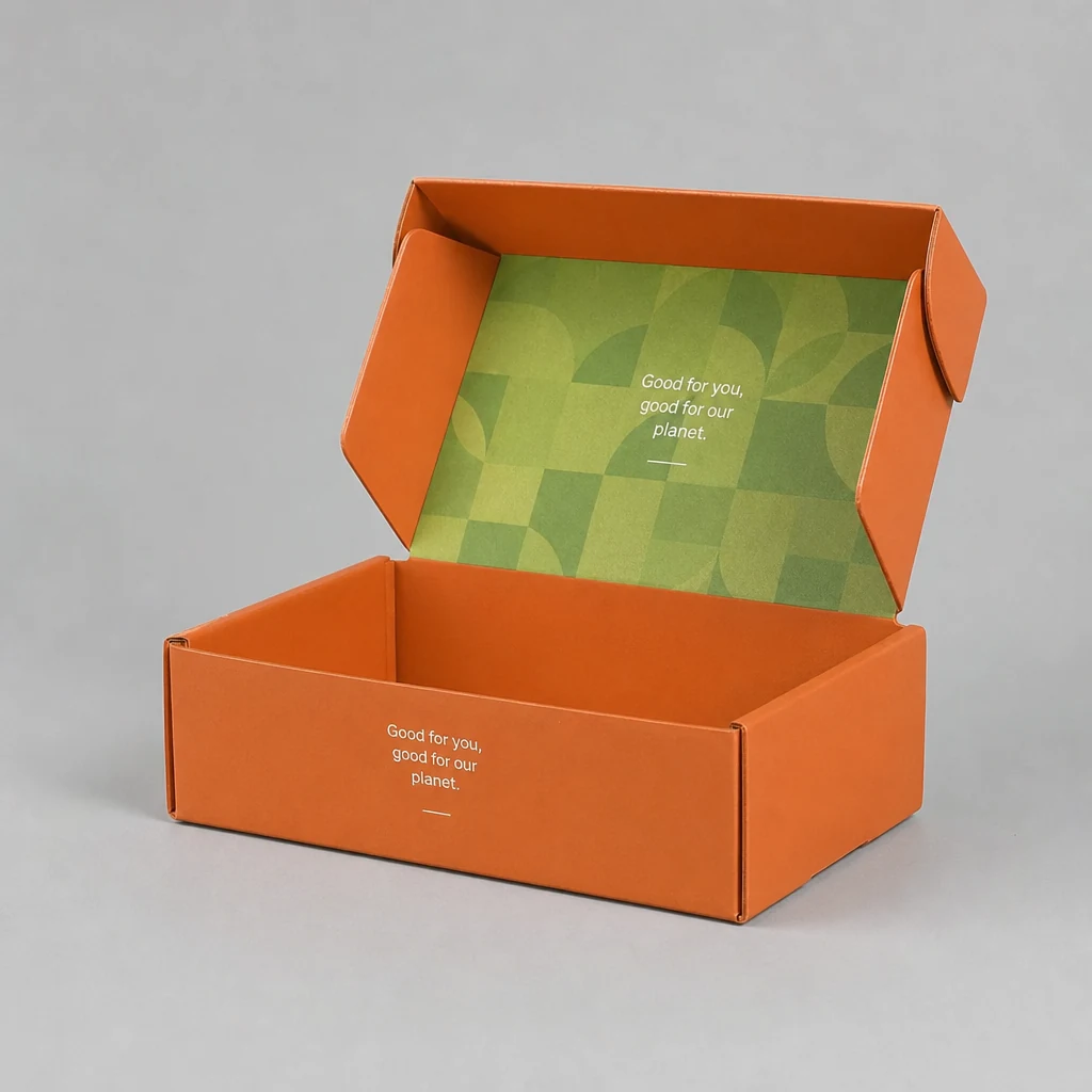 EcoFold Mailer Box packaging box front angle