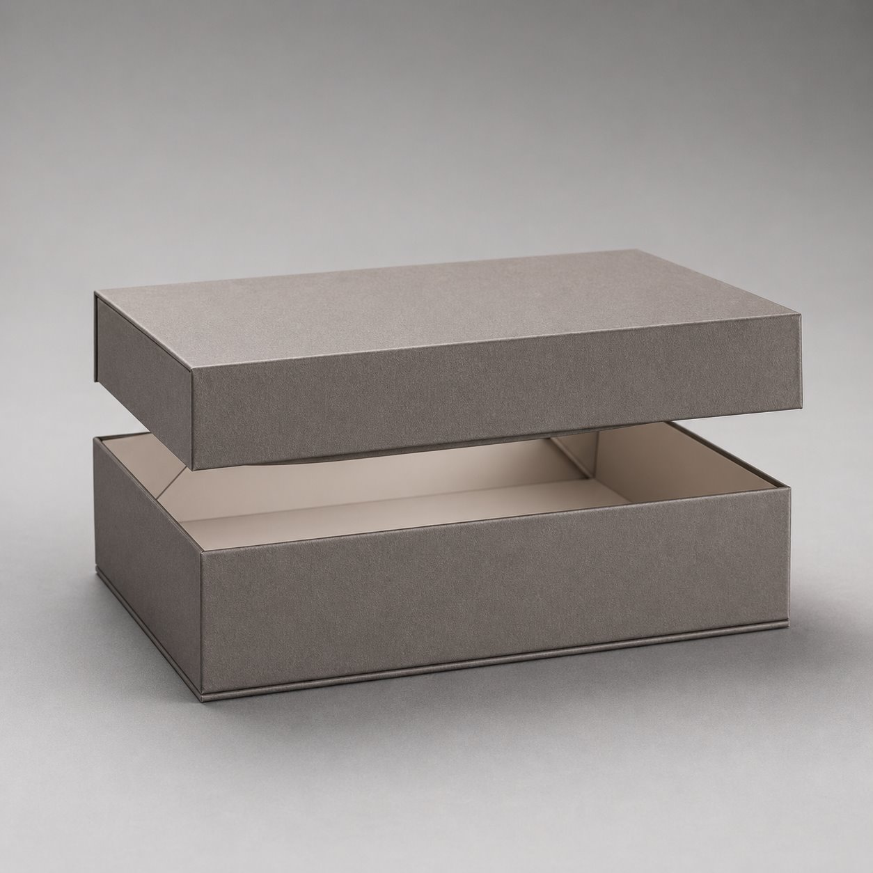 Two Piece Collapsible Rigid Boxes packaging feature image showing The Classic Reveal: Two Pieces of Pure Surprise