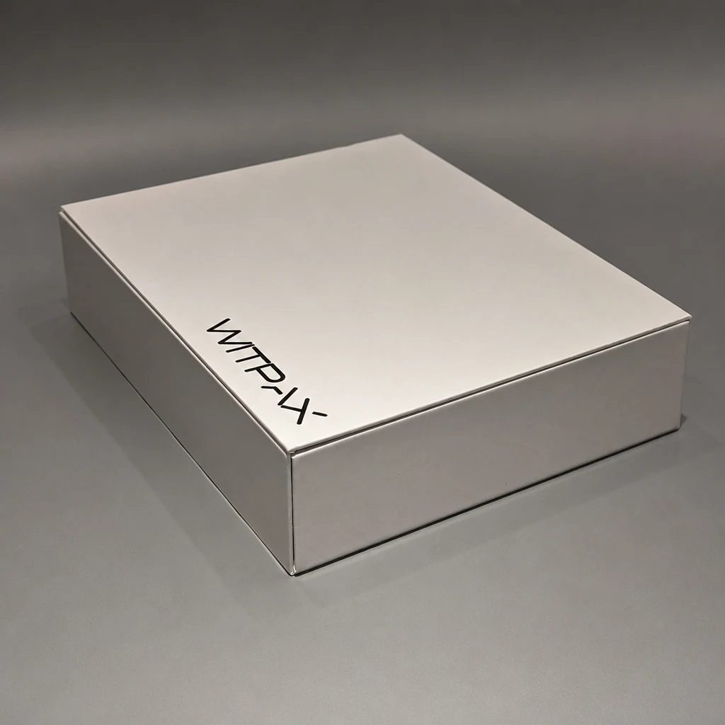 Two Piece Collapsible Rigid Boxes rigid box front angle